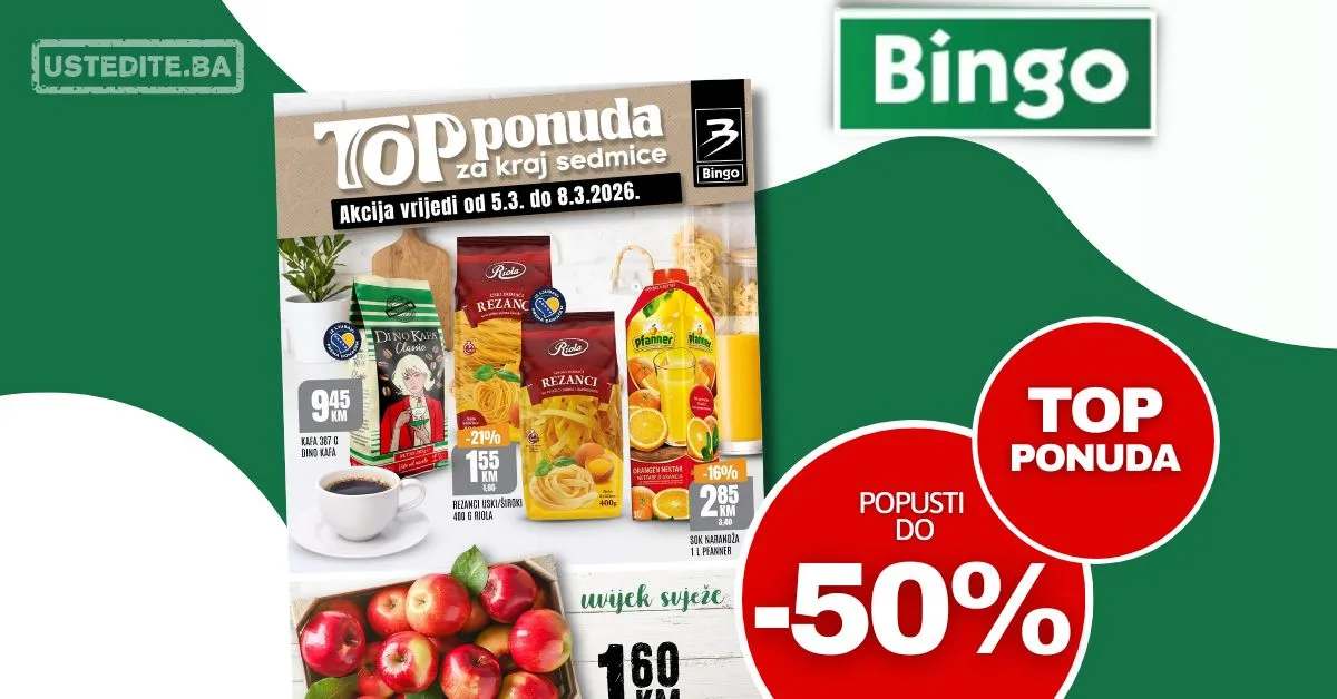 Bingo vikend akcija 5-8.3.2026.