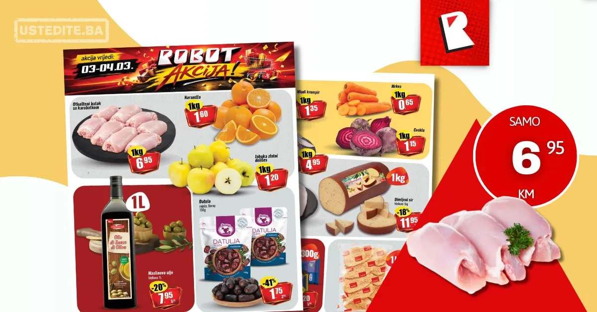 Robot akcija za početak sedmice 3-4.3.2026.