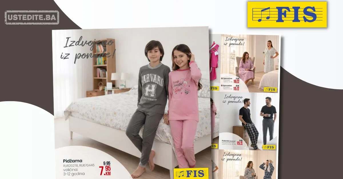 Fis akcija – PIDŽAME I OGRTAČI mart 2026.