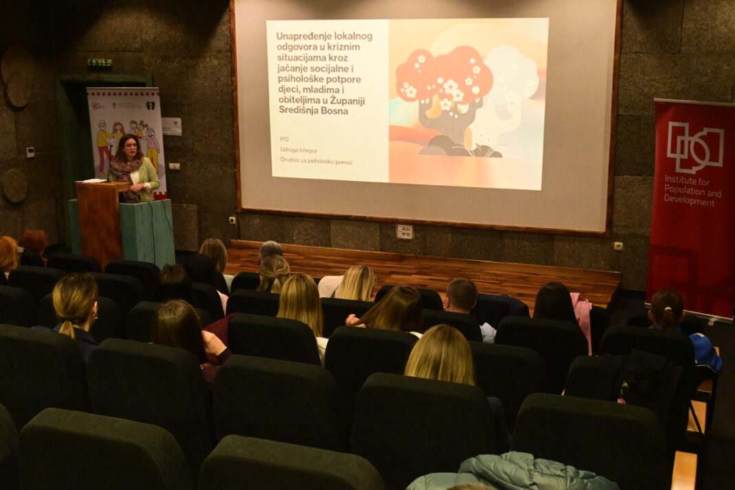 Jačanje kapaciteta stručnjaka za psihološke krizne intervencije u Županiji Središnja Bosna